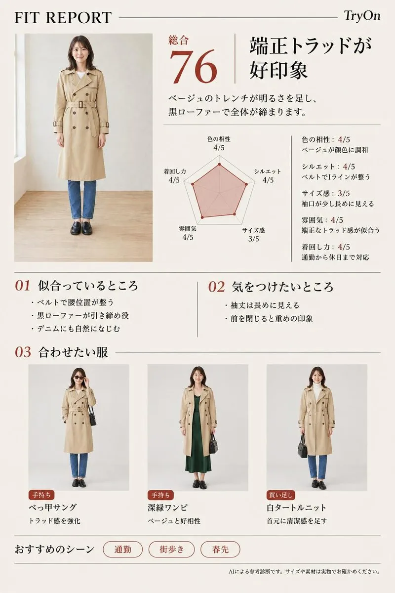 似合い度レポート